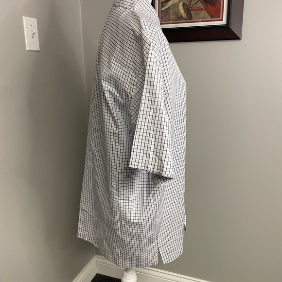 Orvis Trout Bum Mens Button Up Shirt Zipper Pocket Plaid Checked Size Large - Picture 6 of 9